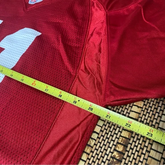 Reebok San Francisco 49ers Smith 11 Jersey Red NFL Mens Small S - Picture 7 of 8